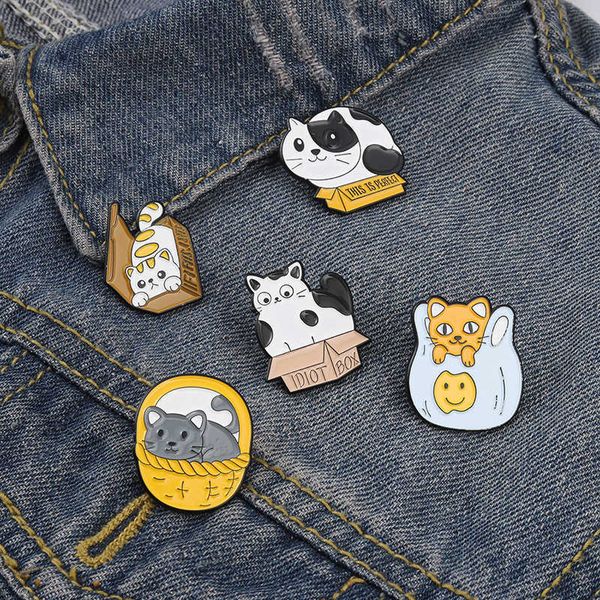 new alloy animal brooch cartoon cute flower cat modeling enamel brooch clothing accessories badge, Gray
new alloy animal brooch cartoon cute flower cat modeling enamel brooch clothing accessories badge, Gray