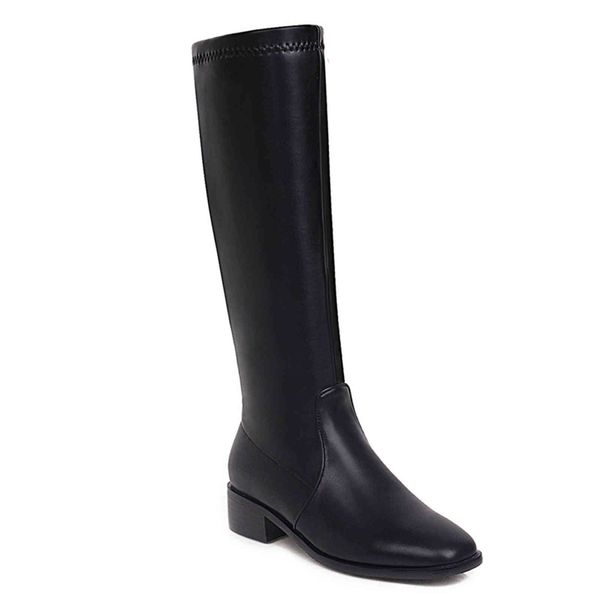 boots oversized square toe thick heel microfiber nappa pattern brown knee-length side zipper autumn winter women's shoes v0fa, Black
boots oversized square toe thick heel microfiber nappa pattern brown knee-length side zipper autumn winter women's shoes v0fa, Black