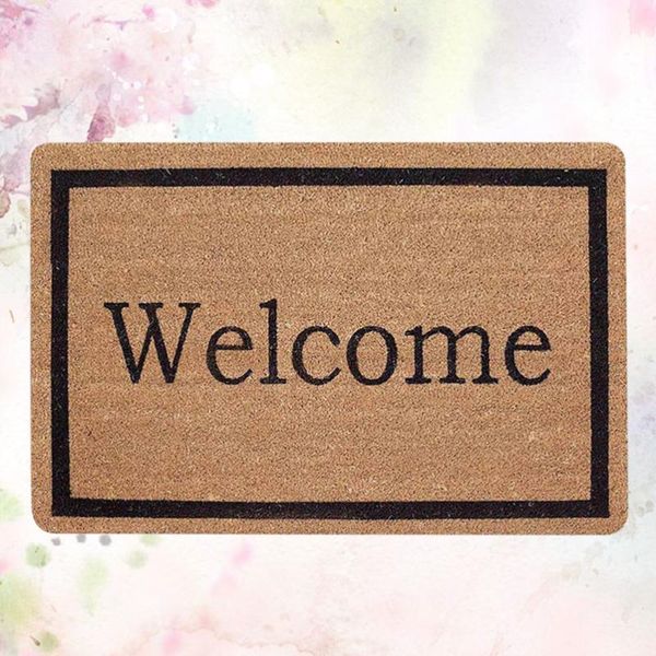 carpets 1pc welcome door mat durable rubber carpet floor water absorption non-slip pad ultra-thin gate rug (light brown)
carpets 1pc welcome door mat durable rubber carpet floor water absorption non-slip pad ultra-thin gate rug (light brown)