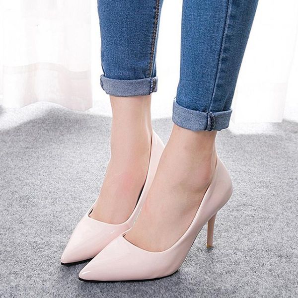 dress shoes summer pumps women candy color slip-on shallow ladies wedding pointed toe high heels pump chaussures femme xkd3023, Black
dress shoes summer pumps women candy color slip-on shallow ladies wedding pointed toe high heels pump chaussures femme xkd3023, Black