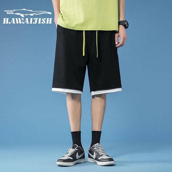 men's shorts hawaifish brand 2021 summer korean fashion beach pants trendy loose casual five-point, White;black
men's shorts hawaifish brand 2021 summer korean fashion beach pants trendy loose casual five-point, White;black