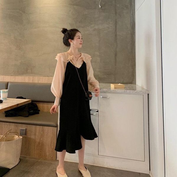 maternity dresses 4314# blouse + dress clothes loose slim stylish long sleevess pregnant women mom, White
maternity dresses 4314# blouse + dress clothes loose slim stylish long sleevess pregnant women mom, White