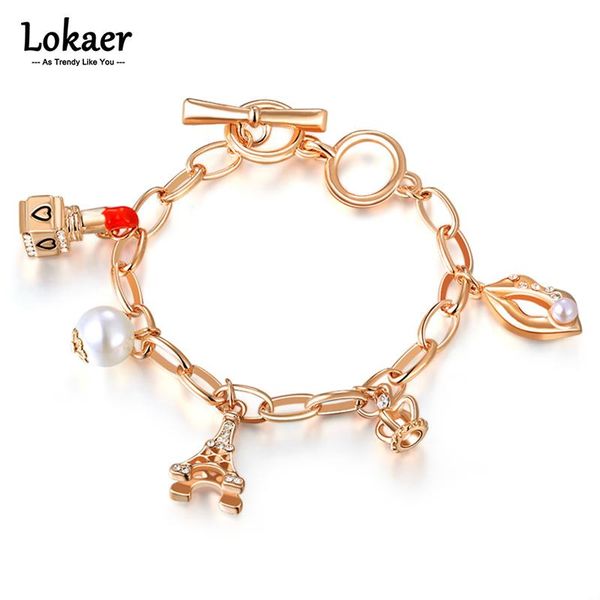 link, chain lokaer charm bracelet lipstick tower crown simulated pearl bangle bracelets for women fashion jewelry christmas gift b15017, Black
link, chain lokaer charm bracelet lipstick tower crown simulated pearl bangle bracelets for women fashion jewelry christmas gift b15017, Black