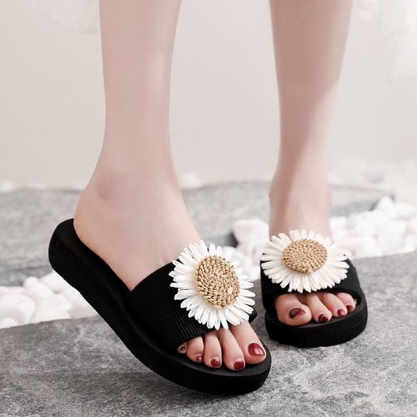 women shoes summer beach breathable flowers sandals home slipper flip-flops cloth eva flat slippers, Black
women shoes summer beach breathable flowers sandals home slipper flip-flops cloth eva flat slippers, Black