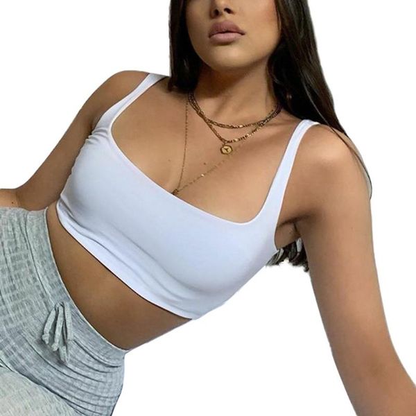 women's tanks & camis camisole summer fashion wild sleeveless backless tight crop solid color, White
women's tanks & camis camisole summer fashion wild sleeveless backless tight crop solid color, White
