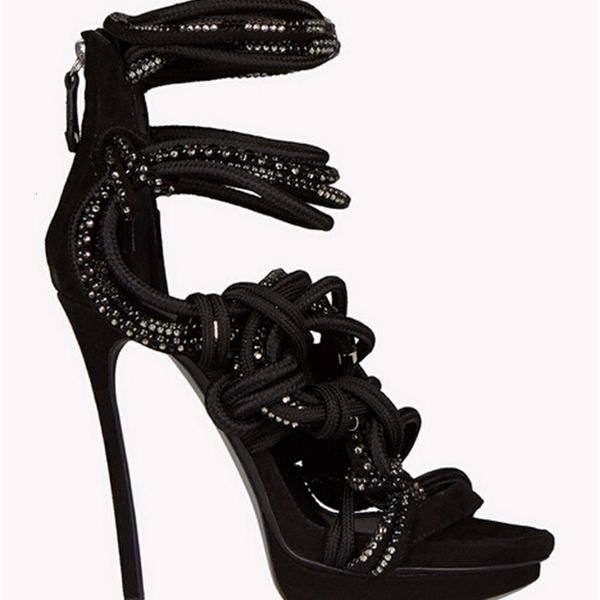 sandal multi color selling brand elasticity strap lace-up high cut-out heel sandals from dressed formal women's shoes, Black
sandal multi color selling brand elasticity strap lace-up high cut-out heel sandals from dressed formal women's shoes, Black