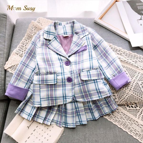 baby girl formal plaid clothes set jacket pleated skirt 2pcs child suit outfit autumn spring kids uniform 2 16y, White
baby girl formal plaid clothes set jacket pleated skirt 2pcs child suit outfit autumn spring kids uniform 2 16y, White