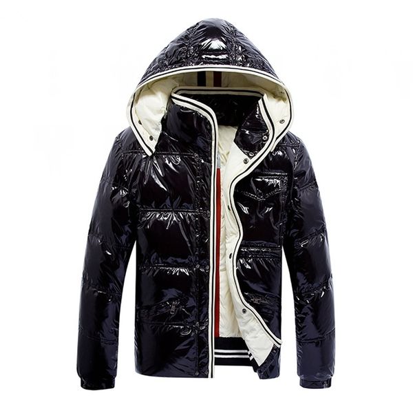 forever classic fashion hooded detachable hat men's winter down jacket long sleeve keep warm shiny fabric black and blue 210910
forever classic fashion hooded detachable hat men's winter down jacket long sleeve keep warm shiny fabric black and blue 210910