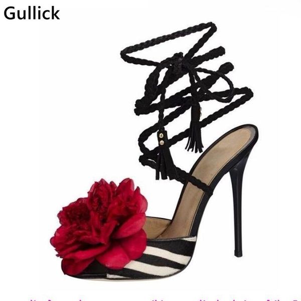 selling white and black zebra stripes big red flower sandals high heel lace-up cut-out summer dress for woman
selling white and black zebra stripes big red flower sandals high heel lace-up cut-out summer dress for woman