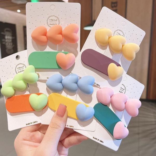 hair accessories 2pc/set korean sweet student acrylic clips for women exquisite candy heart grips headwear, Slivery;white
hair accessories 2pc/set korean sweet student acrylic clips for women exquisite candy heart grips headwear, Slivery;white