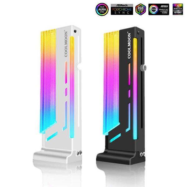 fans & coolings coolmoon pc cooling vertical gpu stand support colorful bracket computer graphics video card holder 5v a-rgb,cm-gh2
fans & coolings coolmoon pc cooling vertical gpu stand support colorful bracket computer graphics video card holder 5v a-rgb,cm-gh2