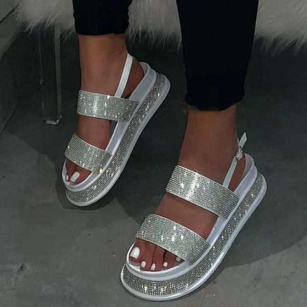 rhinestone women sandals platform summer beach shoes femmes sandales fashion plus size dress, Black
rhinestone women sandals platform summer beach shoes femmes sandales fashion plus size dress, Black