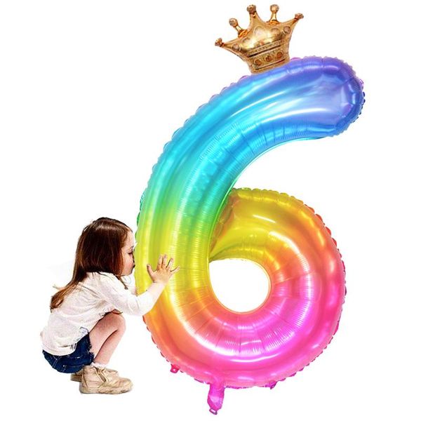 party decoration giant big 40inch helium number foil balloon air rainbow digit figure globos crown birthday decorations kids
party decoration giant big 40inch helium number foil balloon air rainbow digit figure globos crown birthday decorations kids