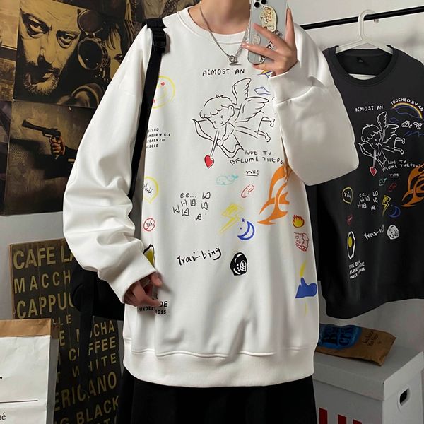 autumn casual sweatshirts men hip hop full printed creativity pullover fashion cotton vintage streetwear s-3xl, Black
autumn casual sweatshirts men hip hop full printed creativity pullover fashion cotton vintage streetwear s-3xl, Black