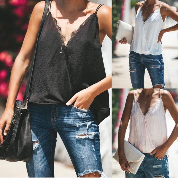 fashion women summer halter vest sleeveless blouse tank shirt casual clothes lace deep v-neck chiffon clothing women's blouses & sh, White
fashion women summer halter vest sleeveless blouse tank shirt casual clothes lace deep v-neck chiffon clothing women's blouses & sh, White