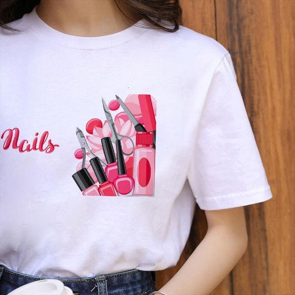 harajuku summer o neck mens t shirt short sleeve and women female hipster nail polish korean version tees, White;black
harajuku summer o neck mens t shirt short sleeve and women female hipster nail polish korean version tees, White;black