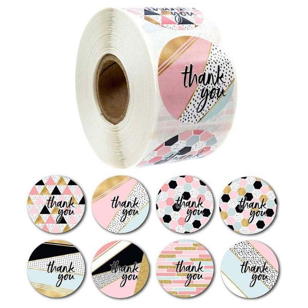 gift wrap 500pcs/roll 8 designs thank you stickers handmade scrapbooking packaging stationery decoration drop
gift wrap 500pcs/roll 8 designs thank you stickers handmade scrapbooking packaging stationery decoration drop