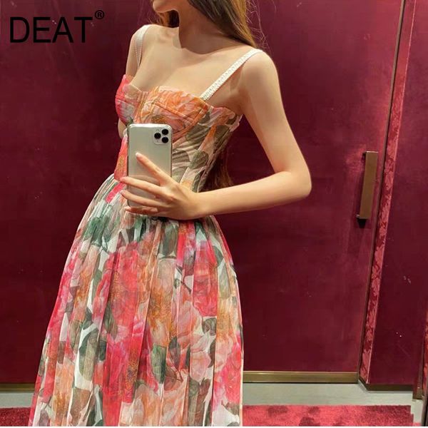 deat women color printing folds sling a-line high waist dress new strapless sleeveless slim fit fashion tide summer 7e1039 210428, Black;gray
deat women color printing folds sling a-line high waist dress new strapless sleeveless slim fit fashion tide summer 7e1039 210428, Black;gray