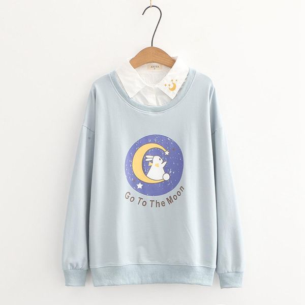 kawaii fashion anime women pink hoodie vintage collar cute bunny print sweatshirt harajuku long sleeve casual teen girl pullover, Black
kawaii fashion anime women pink hoodie vintage collar cute bunny print sweatshirt harajuku long sleeve casual teen girl pullover, Black
