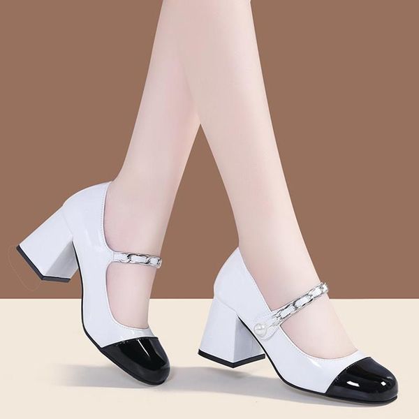 dress shoes high heel leather sandals ladies square toe pumps 2021 mary jane african metalic fashion latest block retro casual, Black
dress shoes high heel leather sandals ladies square toe pumps 2021 mary jane african metalic fashion latest block retro casual, Black