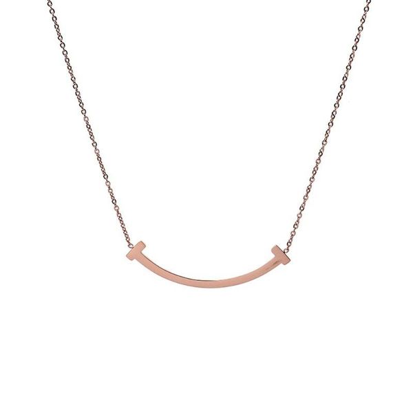 pendant necklaces 2021 japanese and korean fashion lady party gift titanium steel simple smile temperament collarbone chain necklace, Silver
pendant necklaces 2021 japanese and korean fashion lady party gift titanium steel simple smile temperament collarbone chain necklace, Silver