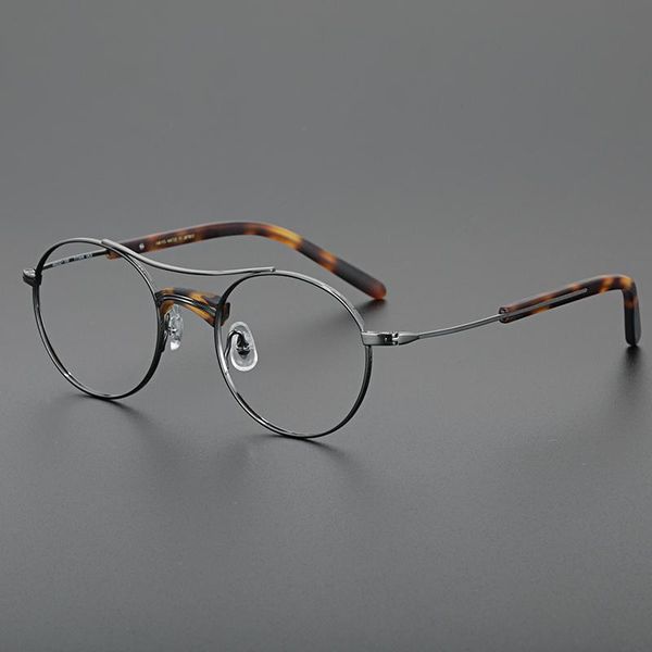 fashion sunglasses frames vintage glasses frame men pure titanium round retro prescription eyewear myopia reading women optical computer, Black
fashion sunglasses frames vintage glasses frame men pure titanium round retro prescription eyewear myopia reading women optical computer, Black