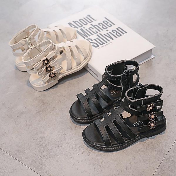 sandals girl sandal 2021 summer roman shoes fashion princess children soft soles, Black;red
sandals girl sandal 2021 summer roman shoes fashion princess children soft soles, Black;red