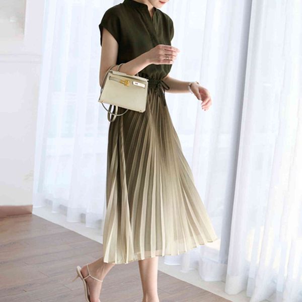 casual dresses summer japanese style temperament pleated gradient thin lace tight women's dress v-neck sleeved korean fashion ct0p, Black;gray
casual dresses summer japanese style temperament pleated gradient thin lace tight women's dress v-neck sleeved korean fashion ct0p, Black;gray