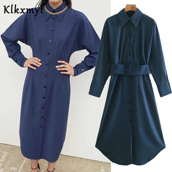 klkxmyt autumn za dress women elegant solid color breasted sashes midi office chic long sleeve slim shirt vestido 210527, Black;gray
klkxmyt autumn za dress women elegant solid color breasted sashes midi office chic long sleeve slim shirt vestido 210527, Black;gray