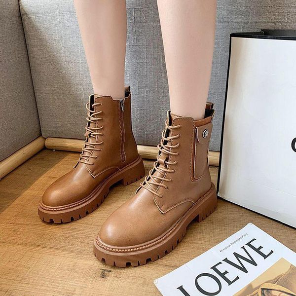 boots women's 2021 korean round toe zipper platform lace up low heel ladies short square solid color female shoes, Black
boots women's 2021 korean round toe zipper platform lace up low heel ladies short square solid color female shoes, Black