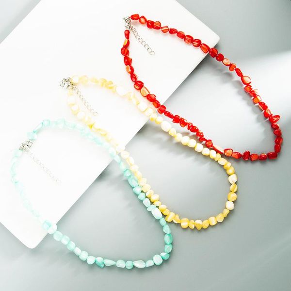 chokers 2021 chic bohemian shell beads choker summer beach chocker jewelry, Golden;silver
chokers 2021 chic bohemian shell beads choker summer beach chocker jewelry, Golden;silver