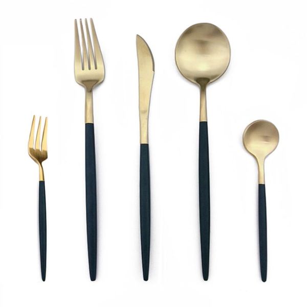 dinnerware sets 30pcs black flatware tableware set 18/10 matte stainless steel knife coffee spoon silverware forks dinner
dinnerware sets 30pcs black flatware tableware set 18/10 matte stainless steel knife coffee spoon silverware forks dinner