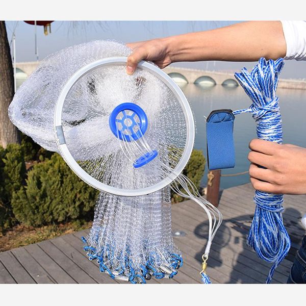 fishing accessories 2.4m-4.2m diameter cast net network hand throwing catch fish nylon spin bait sinker spread small mesh
fishing accessories 2.4m-4.2m diameter cast net network hand throwing catch fish nylon spin bait sinker spread small mesh