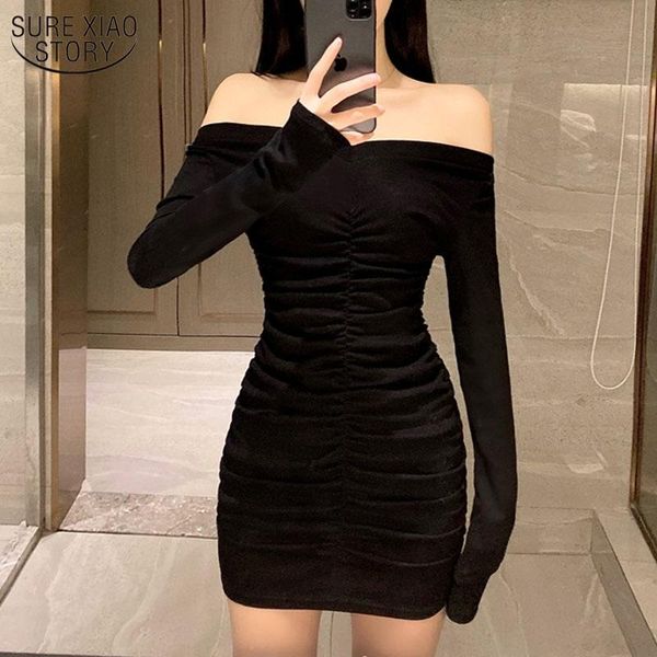 spring v collar wrinkle fold thin women's dress long sleeve solid women high waist mini 12147 casual dresses, Black;gray
spring v collar wrinkle fold thin women's dress long sleeve solid women high waist mini 12147 casual dresses, Black;gray