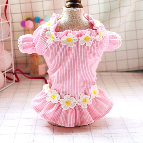 dog apparel clothes teddy schnauzer pomeranian chihuahua bichon frise cute pet comfortable and casual striped flower skirt
dog apparel clothes teddy schnauzer pomeranian chihuahua bichon frise cute pet comfortable and casual striped flower skirt