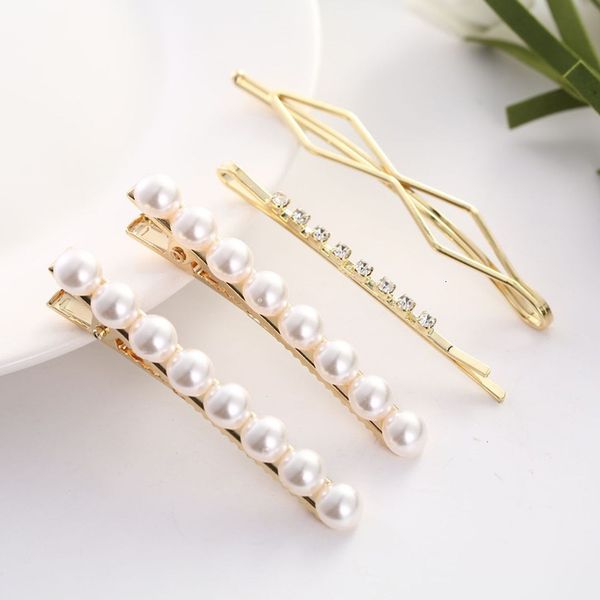 a1517 pearl hairpin exquisite three piece set color protection hair accessories, Golden;silver
a1517 pearl hairpin exquisite three piece set color protection hair accessories, Golden;silver