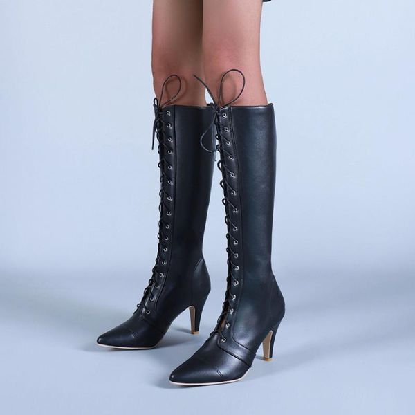 boots pole dance women's shoes pointed toe stiletto heel cross strap knee-length oversized nightclub catwalk, Black
boots pole dance women's shoes pointed toe stiletto heel cross strap knee-length oversized nightclub catwalk, Black