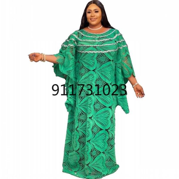 ethnic clothing african lace maxi dress women robes 3/4 sleeve loose boubou fashion solid hollow out streetwear traditional dresses gown, Red
ethnic clothing african lace maxi dress women robes 3/4 sleeve loose boubou fashion solid hollow out streetwear traditional dresses gown, Red