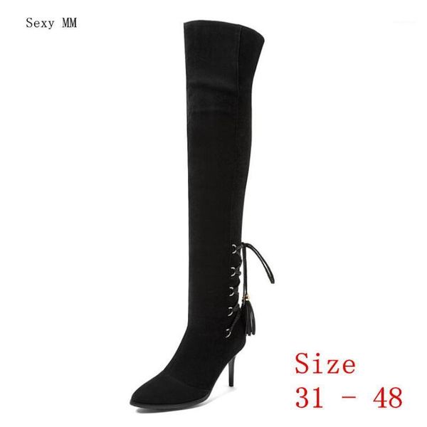 boots spring autumn women over the knee high heel woman thigh small plus size 31 - 481, Black
boots spring autumn women over the knee high heel woman thigh small plus size 31 - 481, Black