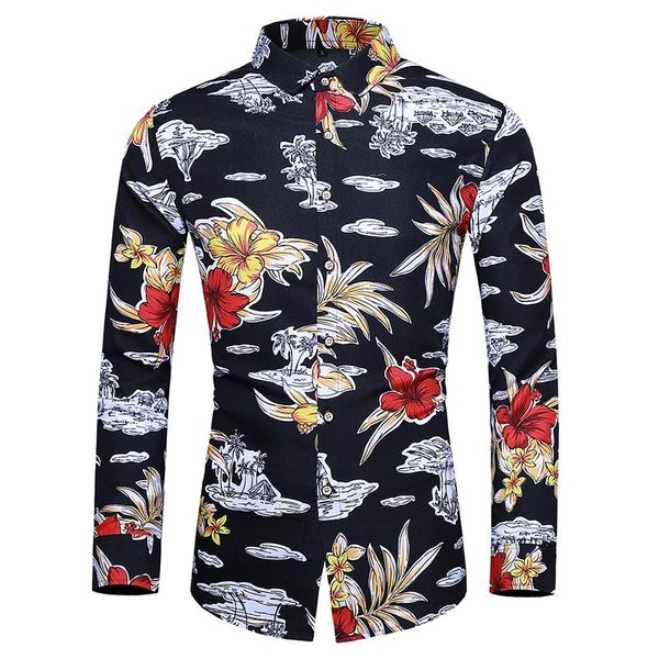 plus size 7xl men's shirt fashion personality printing long sleeve shirts mens casual flower beach hawaiian holiday, White;black
plus size 7xl men's shirt fashion personality printing long sleeve shirts mens casual flower beach hawaiian holiday, White;black