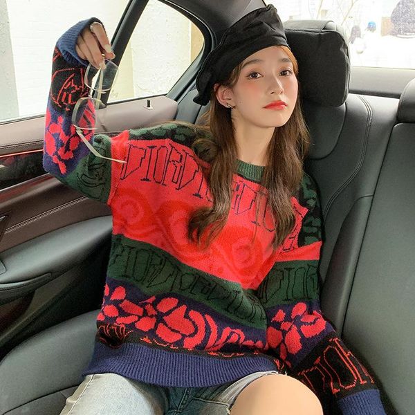 women's sweaters plus size 3xl sweater stripe letter women casual harajuku pullover winter vintage jumper pull streetwear, White;black
women's sweaters plus size 3xl sweater stripe letter women casual harajuku pullover winter vintage jumper pull streetwear, White;black