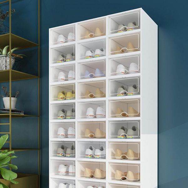 clothing & wardrobe storage durable and sturdy solid pp stackable shoe storabe box foldable plastic shoes organizer with transparent lid con
clothing & wardrobe storage durable and sturdy solid pp stackable shoe storabe box foldable plastic shoes organizer with transparent lid con