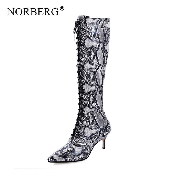 norberg snake skin line tie long woman boots suede stiletto pointed over the knee boots catwalk fashion boots 210507, Black
norberg snake skin line tie long woman boots suede stiletto pointed over the knee boots catwalk fashion boots 210507, Black