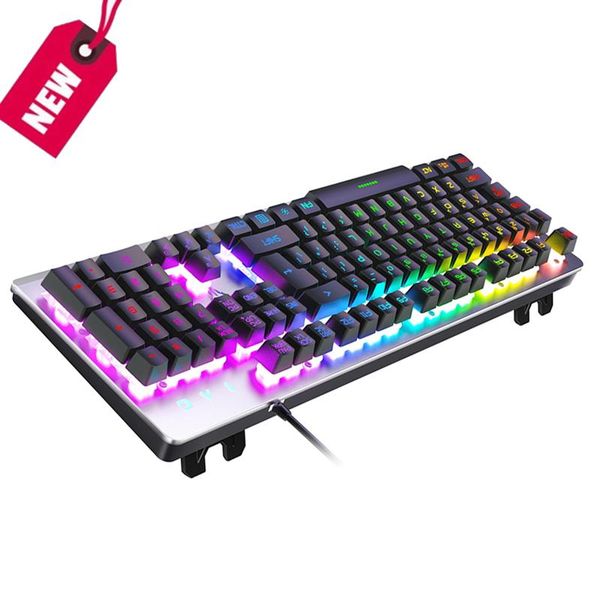 wired rainbow color mechanical handfeel electronic sports game keyboard deskpc lapusb home office keyboards
wired rainbow color mechanical handfeel electronic sports game keyboard deskpc lapusb home office keyboards