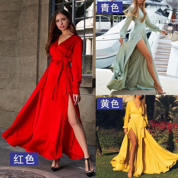 yellow bohemia maxi vneck long sleeve high waist split elegant prom party beach fiesta pleated xxxl plus dress casual dresses, Black;gray
yellow bohemia maxi vneck long sleeve high waist split elegant prom party beach fiesta pleated xxxl plus dress casual dresses, Black;gray