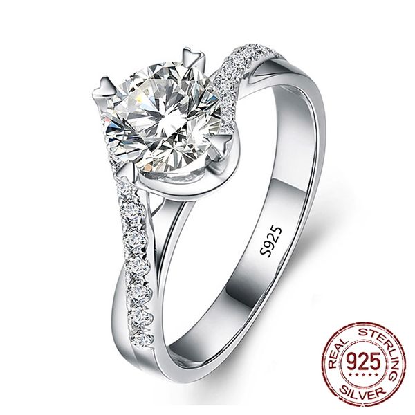 1 ct 925 silver 6mm zirconia diamond ring cross intersect design women wedding party engagement anniversary jewelry j-071, Slivery;golden
1 ct 925 silver 6mm zirconia diamond ring cross intersect design women wedding party engagement anniversary jewelry j-071, Slivery;golden