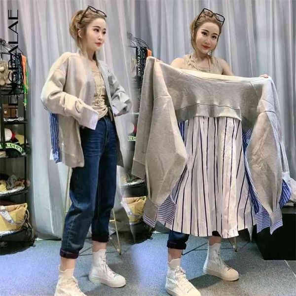 shengpapale autumn women's blouse patchwork shirt striped lapel long sleeve cardigan loose casual coat trendy 5a672 210427, White
shengpapale autumn women's blouse patchwork shirt striped lapel long sleeve cardigan loose casual coat trendy 5a672 210427, White