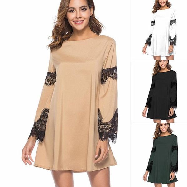 casual dresses women fall autumn winter dress long sleeve floral embroidery mini vestidos ropa mujer, Black;gray
casual dresses women fall autumn winter dress long sleeve floral embroidery mini vestidos ropa mujer, Black;gray