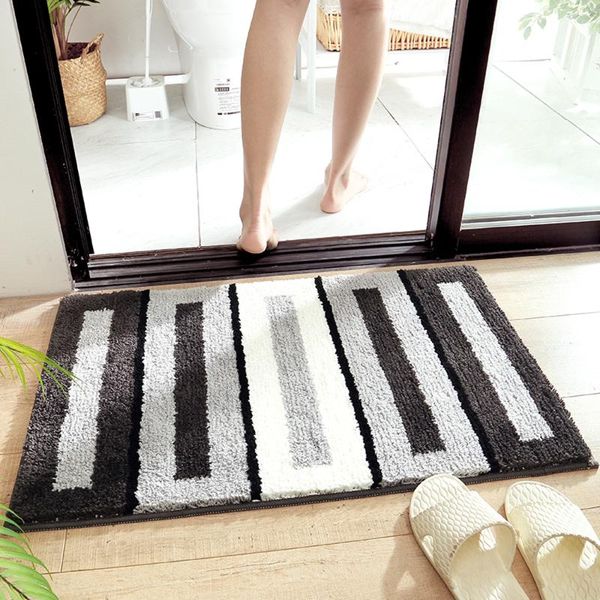 bath mats fashion striped microfiber mat super soft flocking bathroom rug fast absorbent door tpr slip home floor
bath mats fashion striped microfiber mat super soft flocking bathroom rug fast absorbent door tpr slip home floor
