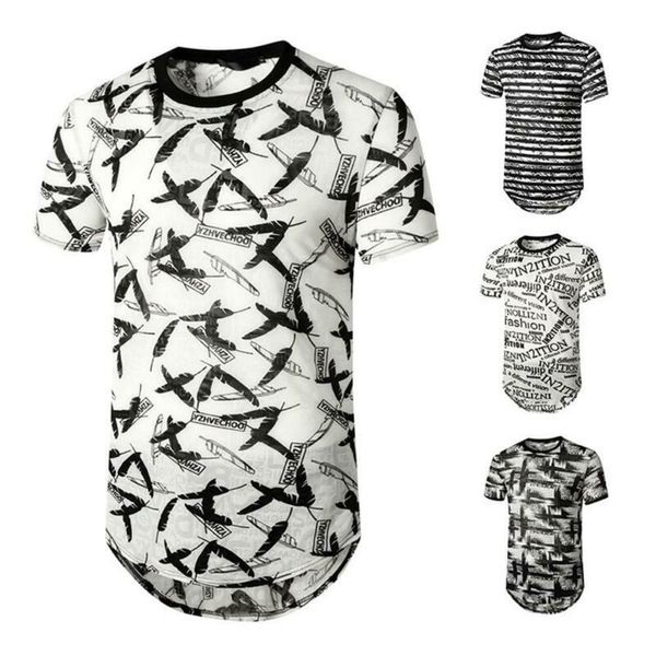 men's t-shirts printed casual short sleeve loose fit baggy t-shirt tee summer shirt, White;black
men's t-shirts printed casual short sleeve loose fit baggy t-shirt tee summer shirt, White;black